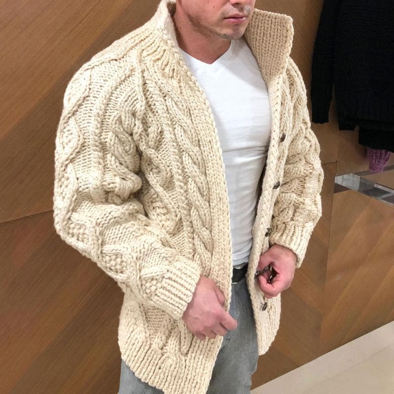 Modische Strickjacke für Herren