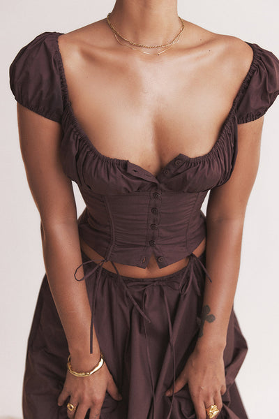 Zweiteiler Damen – Baumwolle – Boho Chic Stil – Sommer-Outfit