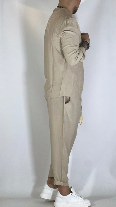 ADEMARO – HEMD UND HOSENSET IM JAPANISCHEN STIL