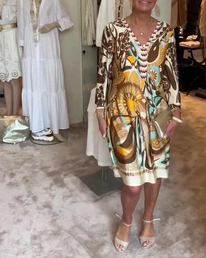 Marianne - Kleid mit Vintage-Druck