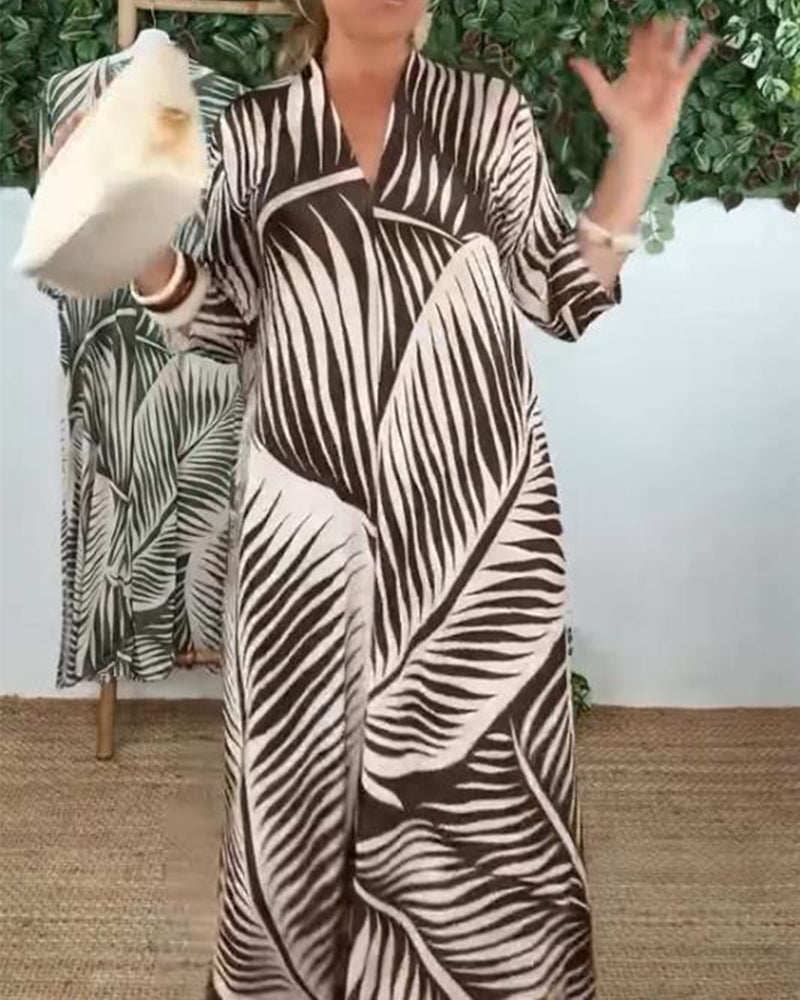 Kleid Bedruckt Mode Tasche