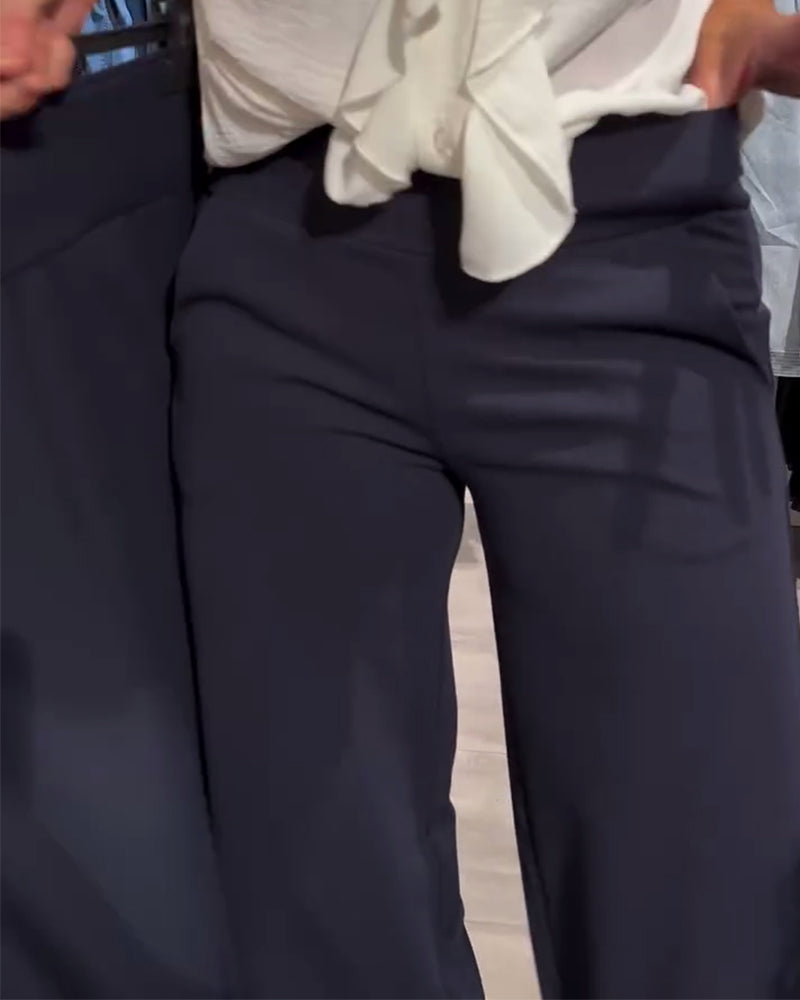 Hose modisch lässig einfarbig