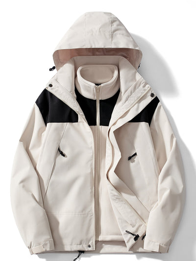 Stylische 3-in-1 Kapuzenjacke für Männer