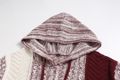Klassischer Pullover mit Kapuze für Herren