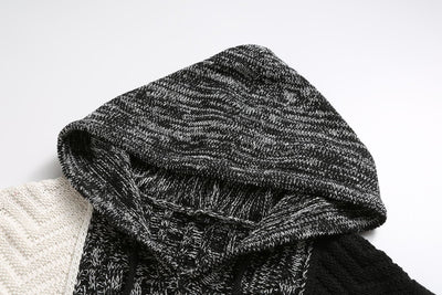 Klassischer Pullover mit Kapuze für Herren