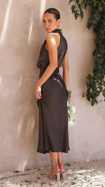Elegantes Neckholder-Kleid für Damen