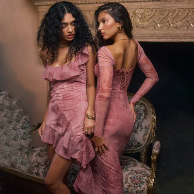 Lara - Elegantes Damenkleid in Rosa