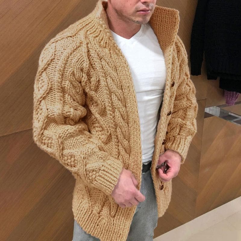 Modische Strickjacke für Herren