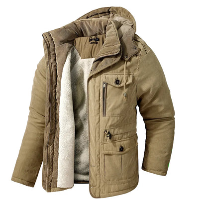 Männlich Cargo Winterjacke für Männer