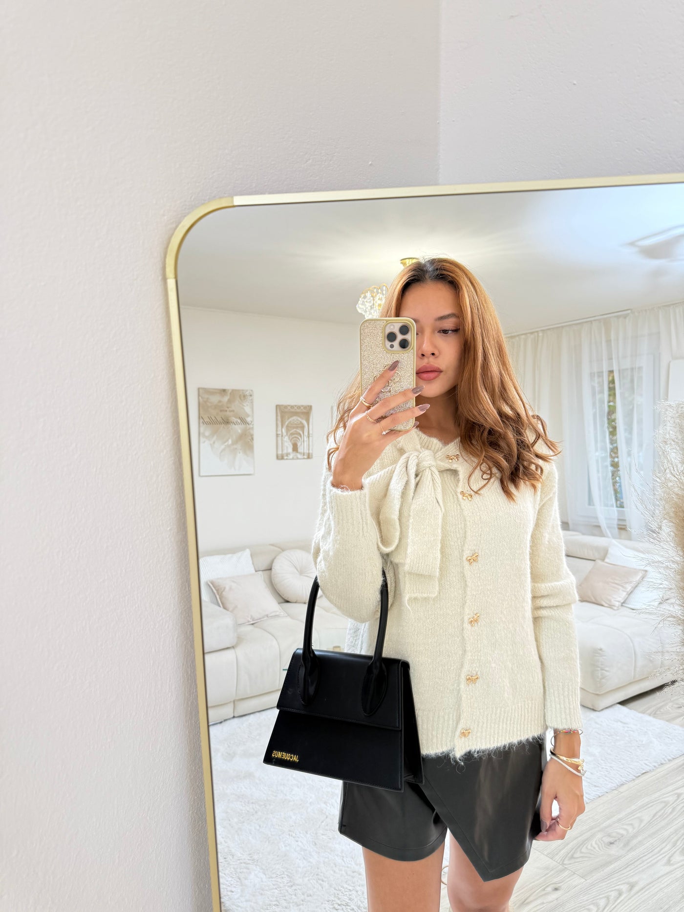 Schlaufen-Strickpulli