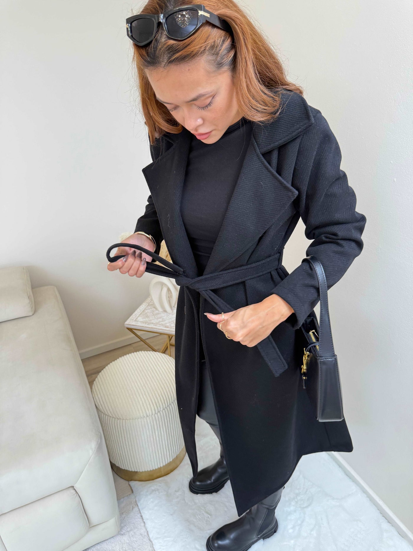 Cord-Trenchcoat-Mantel