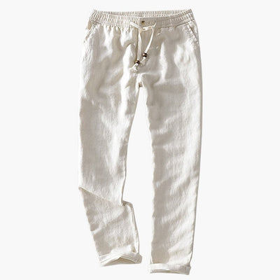 Herren Sommerhose mit elastischem Bund und Kordelzug
