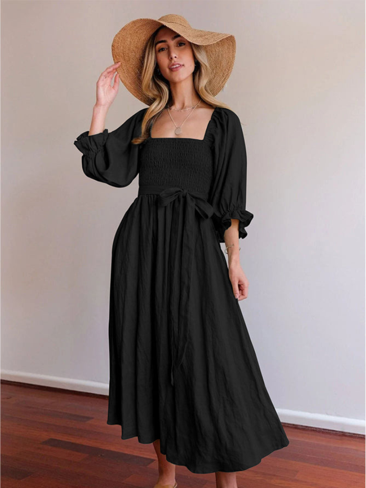 ANNA | KLEID MIT VOLANTSÄRMELN