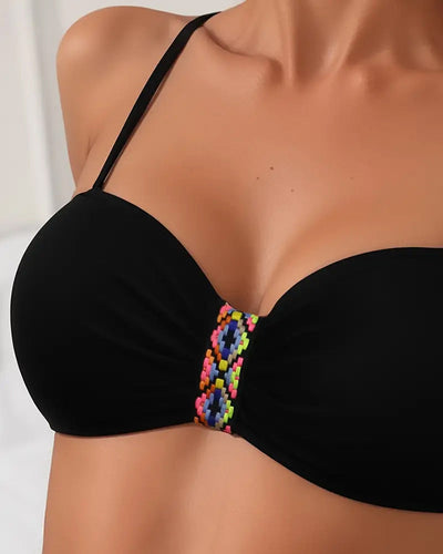 Sexy rückenfreies Bikini-Set