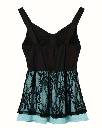 Cami Top Mode Hosenträgerdruck