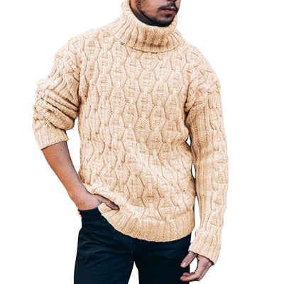 Gestrickt Rollkragenpullover für Männer