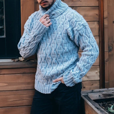 Gestrickt Rollkragenpullover für Männer