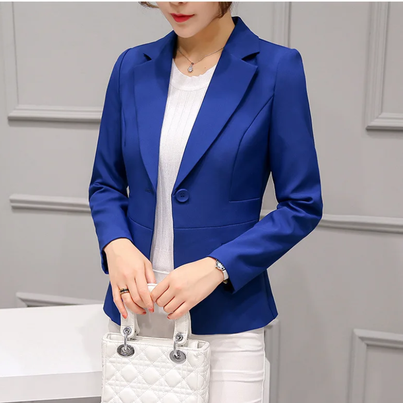 Heidi-Mode | Eleganter Damen Blazer mit Langen Ärmeln Perfekt für Die Arbeit