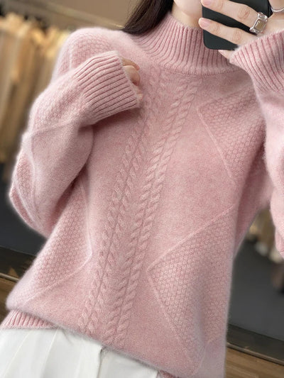 UTE - STRICKPULLOVER MIT HOHEM KRAGEN