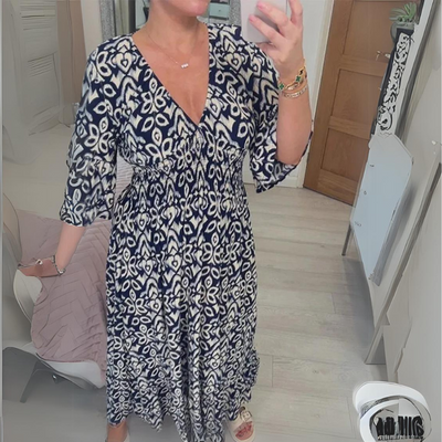 YARA® | SOMMERKLEID MIT V-AUSSCHNITT