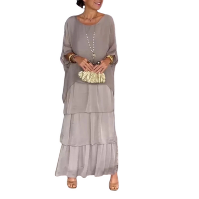 Elegantes Mehrlagiges Maxikleid für Damen