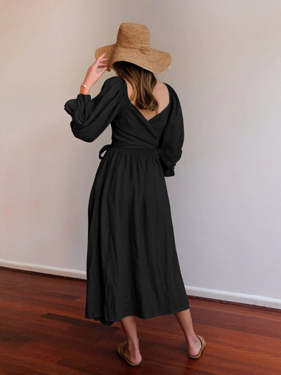 ANNA | KLEID MIT VOLANTSÄRMELN