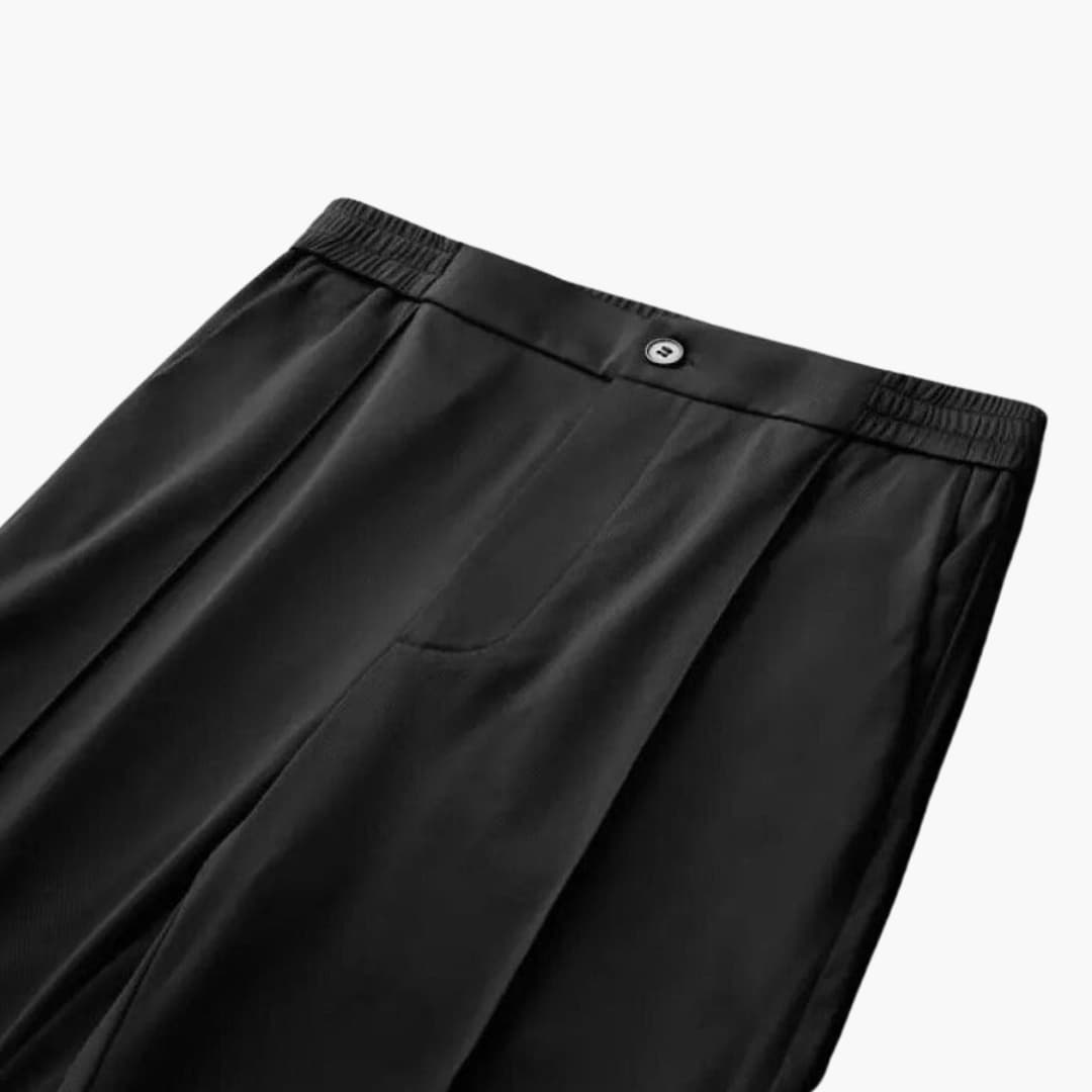 Herren Sommer-Zweiteiler mit Kurzarmhemd und Slim-Fit-Hose