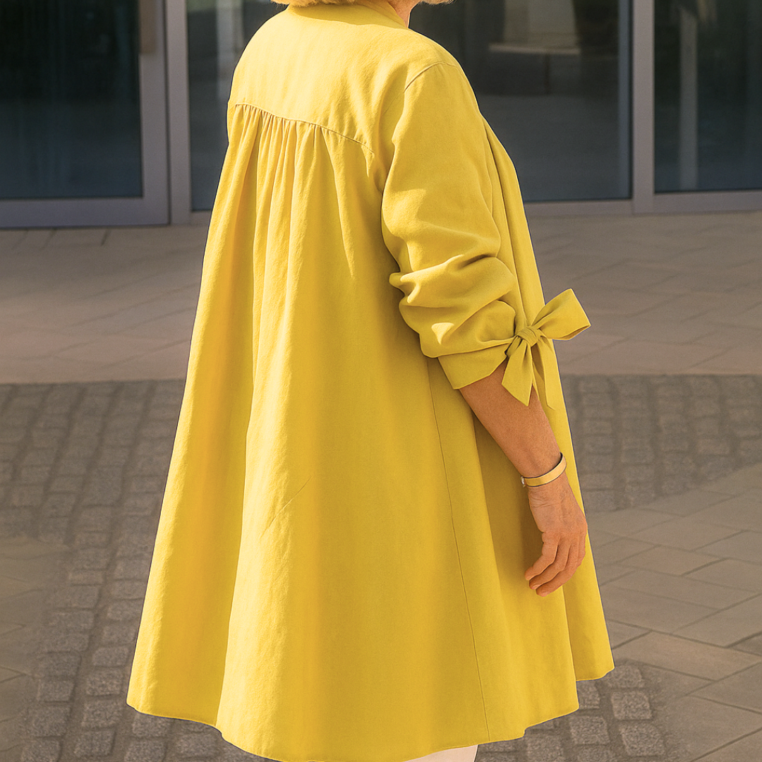 LOUISE | EFFEN BLUSE MIT SCHLEIFENÄRMELN