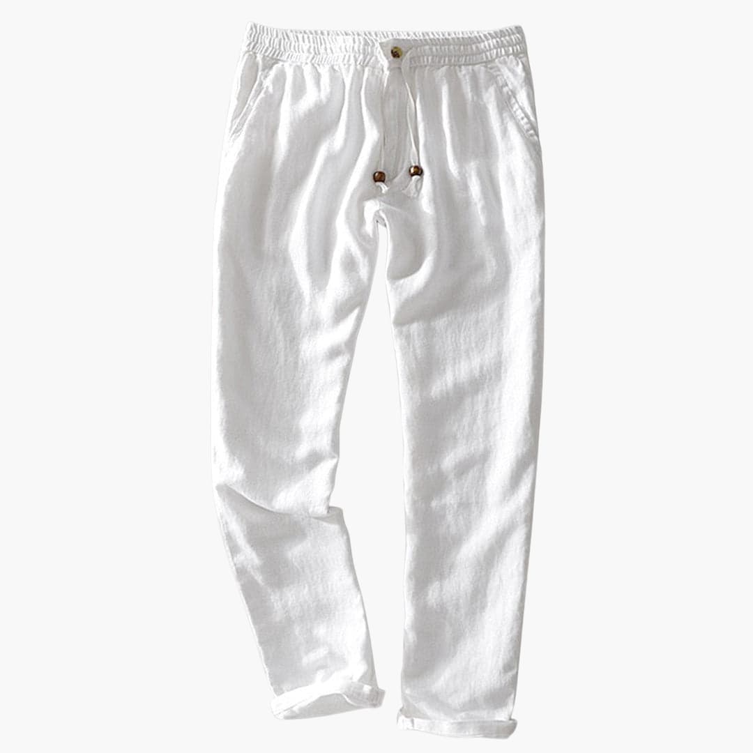 Herren Sommerhose mit elastischem Bund und Kordelzug