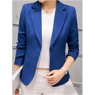 Heidi-Mode | Eleganter Damen Blazer mit Langen Ärmeln Perfekt für Die Arbeit