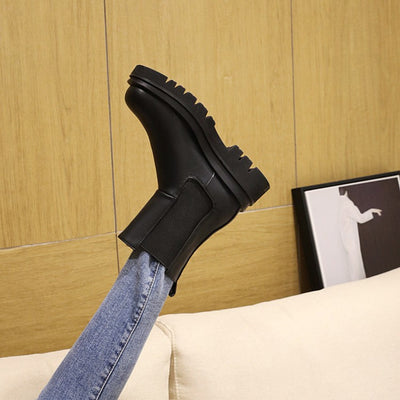 Chunky Sohle Stiefeletten für Damen