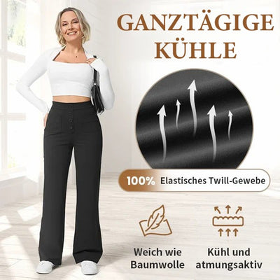 UNNA - ELASTISCHE FREIZEITHOSE MIT HOHEM BUND