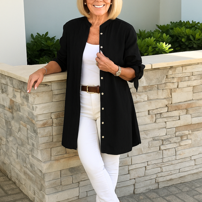 LOUISE | EFFEN BLUSE MIT SCHLEIFENÄRMELN