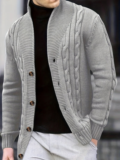 Lässiger Winter- Strickjacke für Männer