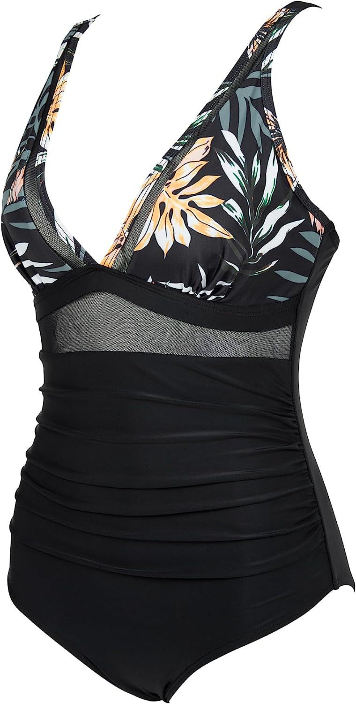 Heidi Mode | Einteiliger hohler Badeanzug mit hoher Taille