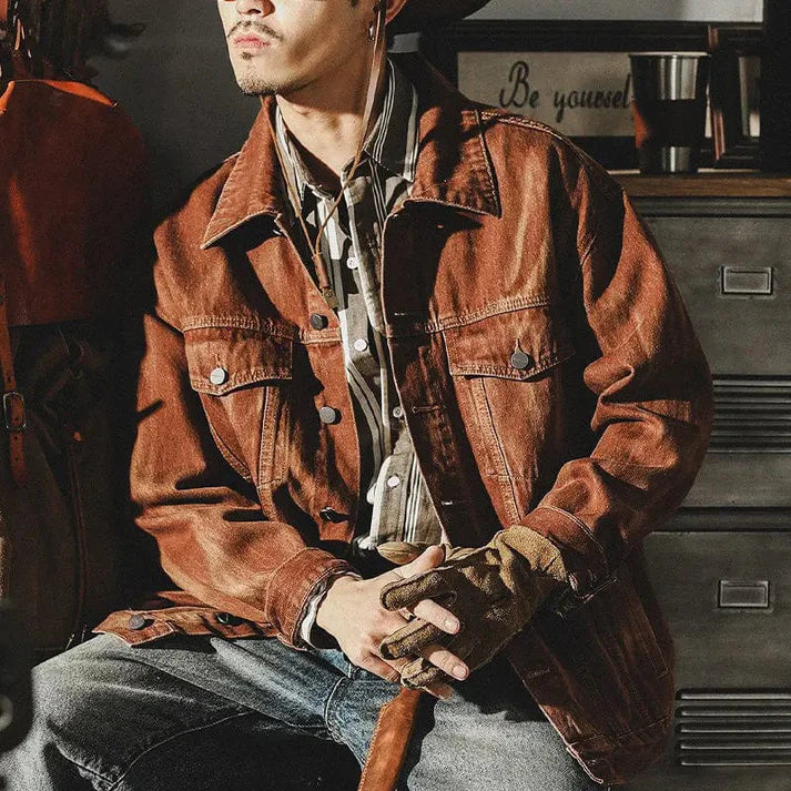 Stylische Denim Jacke für Herren