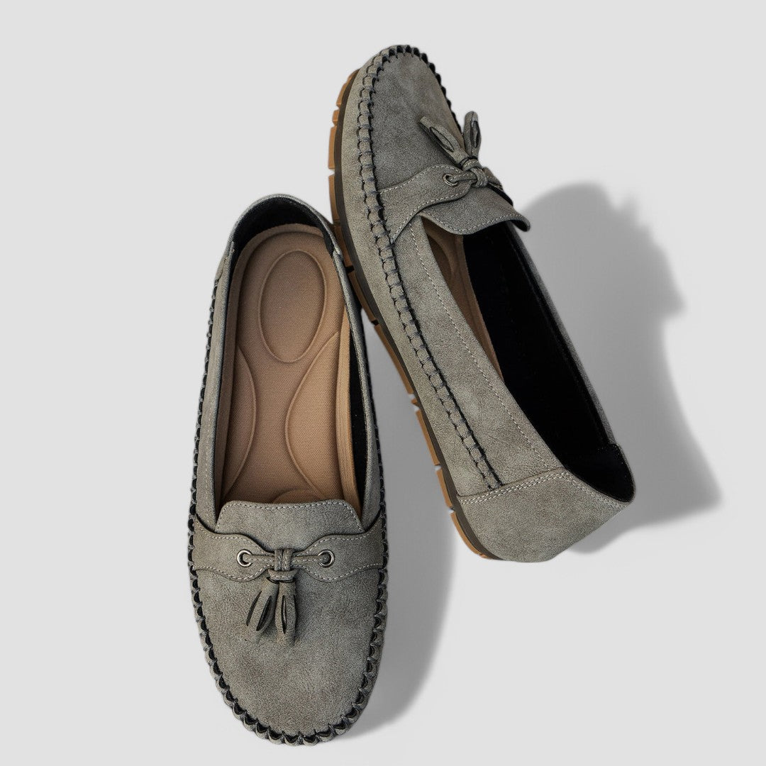 Charlotte | Bequeme Mokassins mit Schleife