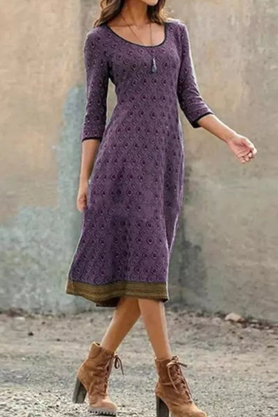 Heidi-Mode | Boho Chic Midi Kleid