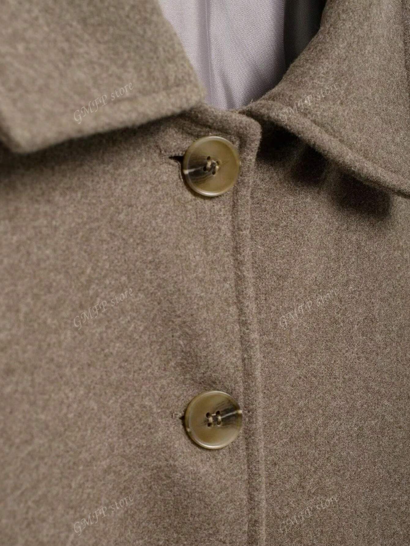 Cropped Wolljacke mit Knopfleiste – Zeitlos, Parisian & Herbstready