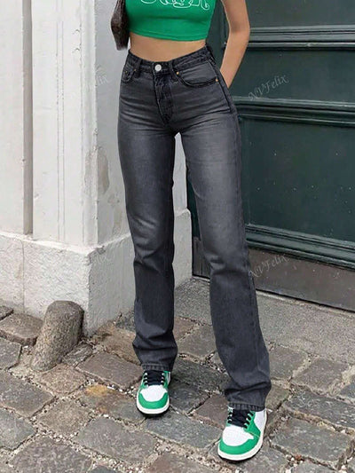 High Waist Jeans mit Straight Leg – Zeitlos, Urban & Everyday-Ready