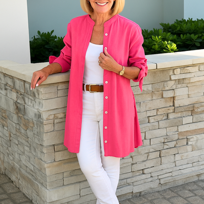 LOUISE | EFFEN BLUSE MIT SCHLEIFENÄRMELN