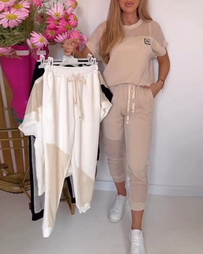 Set Casual Mode Druck Two-Piece