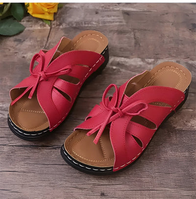 Retro Sandalen Damen – Bequeme orthopädische Schuhe für den Sommer