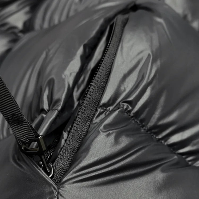 Winterjacke Damen Daunen Lang | Gefütterte Jacke Mit Kapuze und Reißverschluss