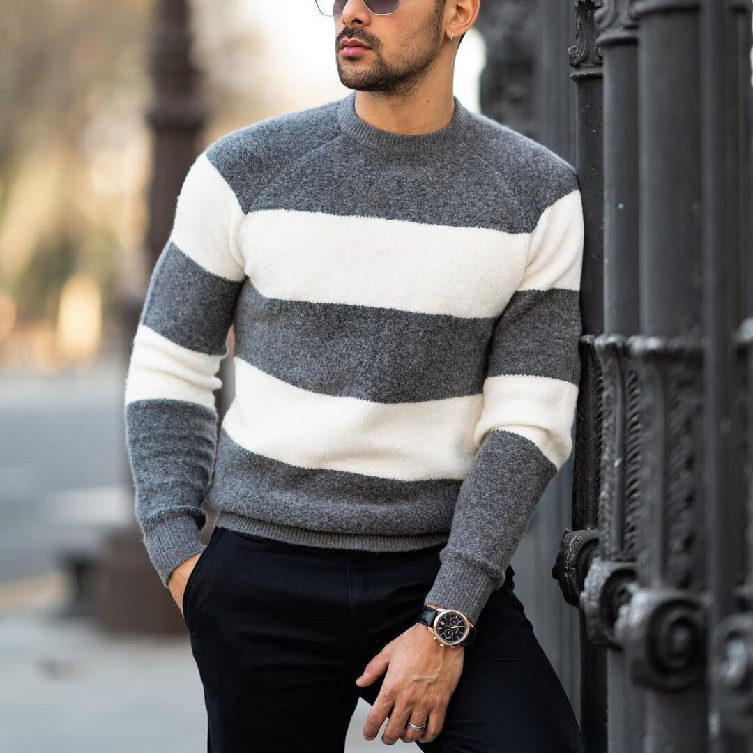 Trendiger Pullover für Herren