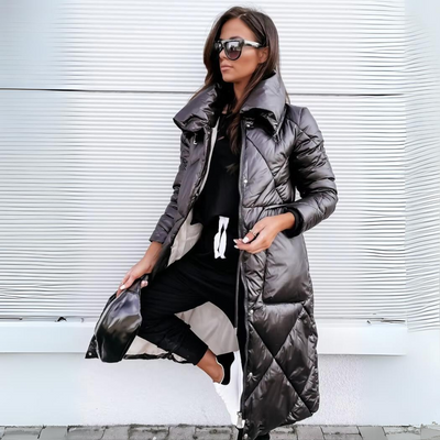 Bequemer Gepolsterter Mantel für Damen