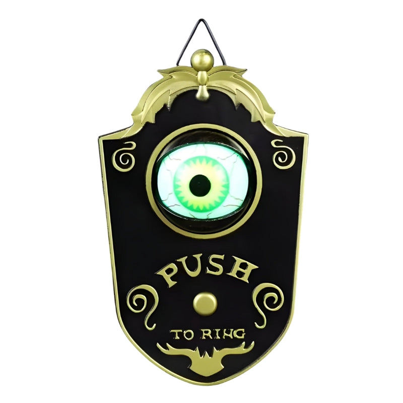 FrightENing – Halloween Spinnen-Türklingel mit Licht