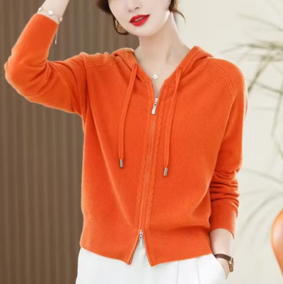 Heidi-Mode | Strick Cashmere Hoodie