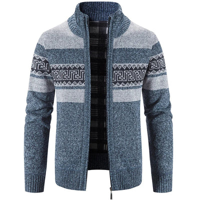 Vintage Winter Strickjacke für Männer