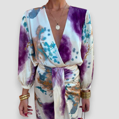 Larissa | Elegantes Kleid mit V-Ausschnitt